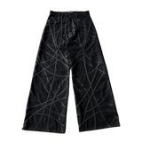 Unraveled Denim Pants